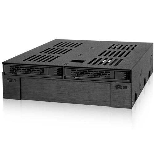 Icy Dock MB322SP-B ExpressCage 2.5" 3.5" to 5.25" Bay Adapter