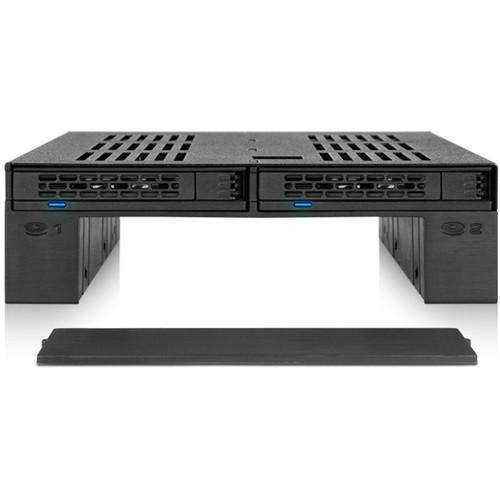 Icy Dock MB322SP-B ExpressCage 2.5" 3.5" to 5.25" Bay Adapter