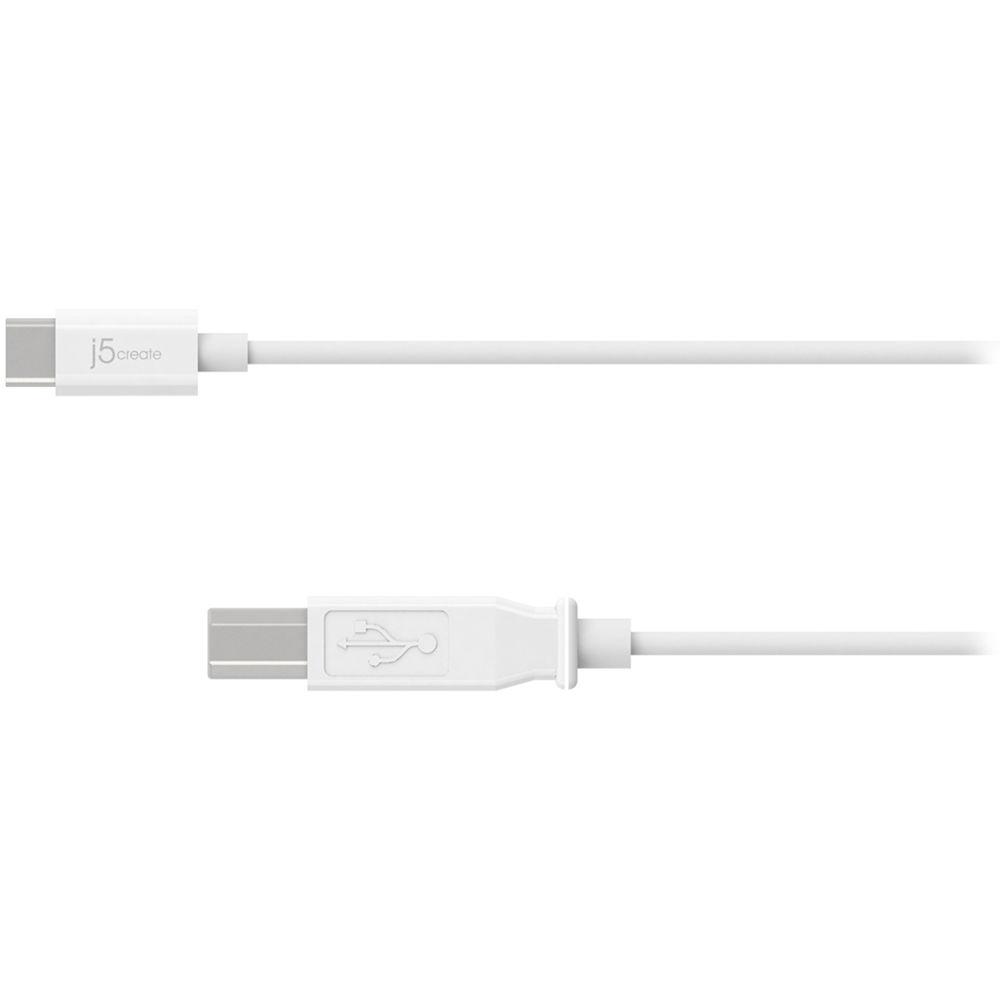 j5create USB 2.0 Type-C to Type-B Cable