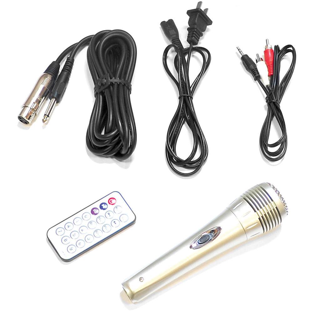 Pyle Pro PWMAB250RD 6.5" 300 Watt Powered Portable PA Speaker