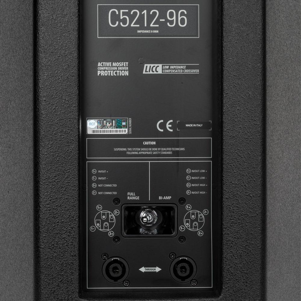 RCF C5212-96 Acustica Series 500W Two-Way Passive Speaker