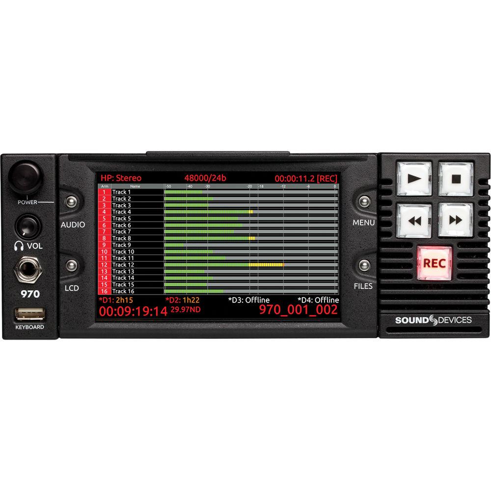 Sound Devices 970: 64-Track Dante And MADI Audio Recorder