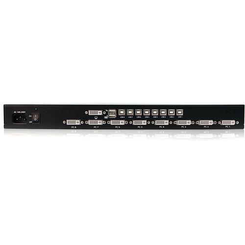StarTech 8-Port 1U Rackmount DVI USB KVM Switch