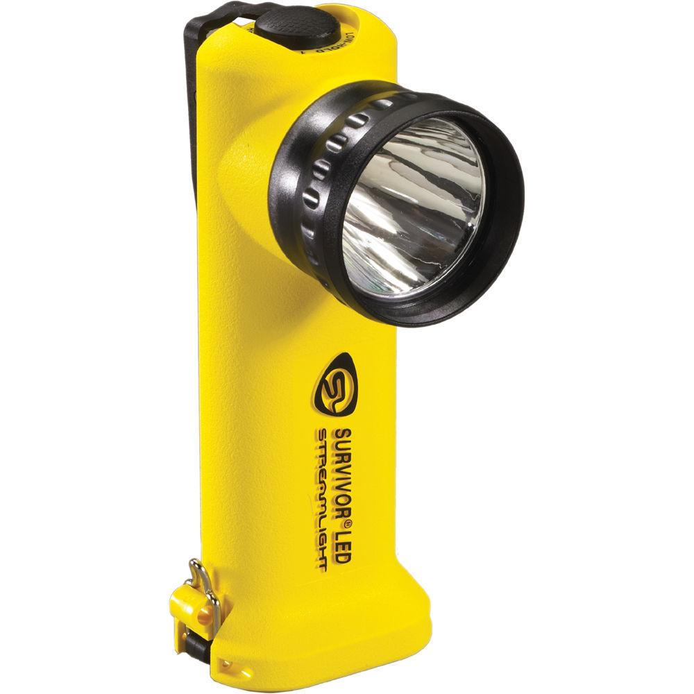 Streamlight Survivor Right-Angle Alkaline LED Flashlight with Four AA Battery Pack