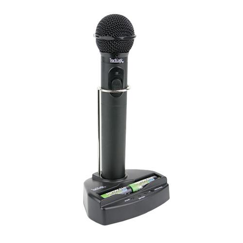 TeachLogic IRV-3435 CS4 VoiceLink Plus Infrared Wireless Classroom Microphone System with 1 Handheld Microphone & 4 Ceiling-Mount Speakers