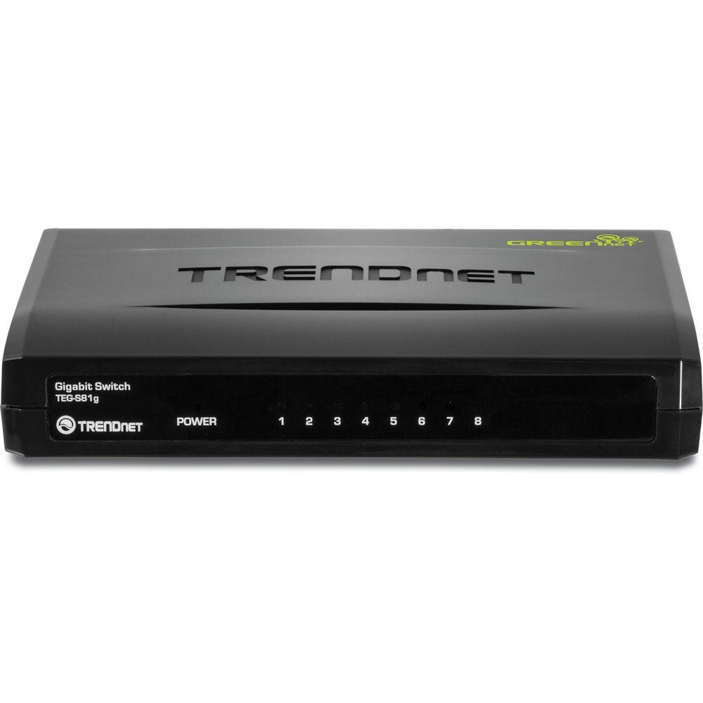 TRENDnet TEG-S81g 8-Port Gigabit GREENnet Switch