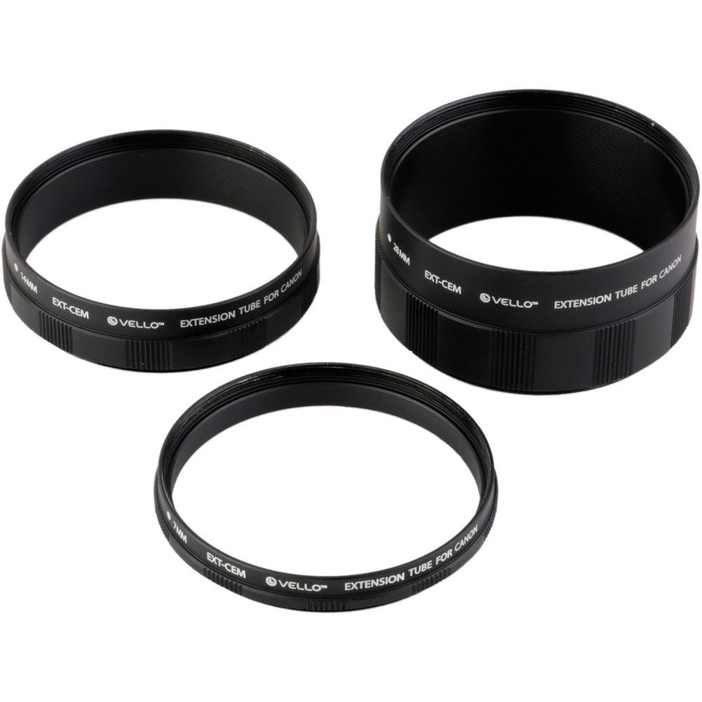 Vello Manual Extension Tube Set for Canon EF EF-S-Mount