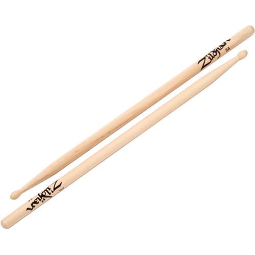 Zildjian 5A Hickory Drumsticks with Oval Wood Tips