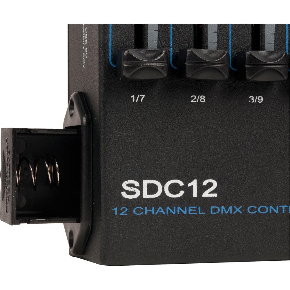Elation Professional SDC12 12-Channel Basic DMX Controller, Elation, Professional, SDC12, 12-Channel, Basic, DMX, Controller