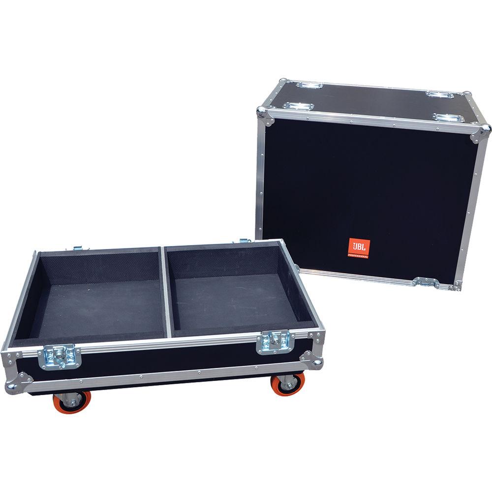 JBL BAGS PRX Flight Case with Orange Wheels for Two PRX715 Speakers