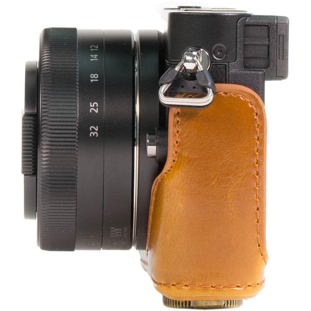 MegaGear Ever Ready PU Leather Case and Strap for Panasonic LUMIX DMC-GM1 with 12-32mm Lens