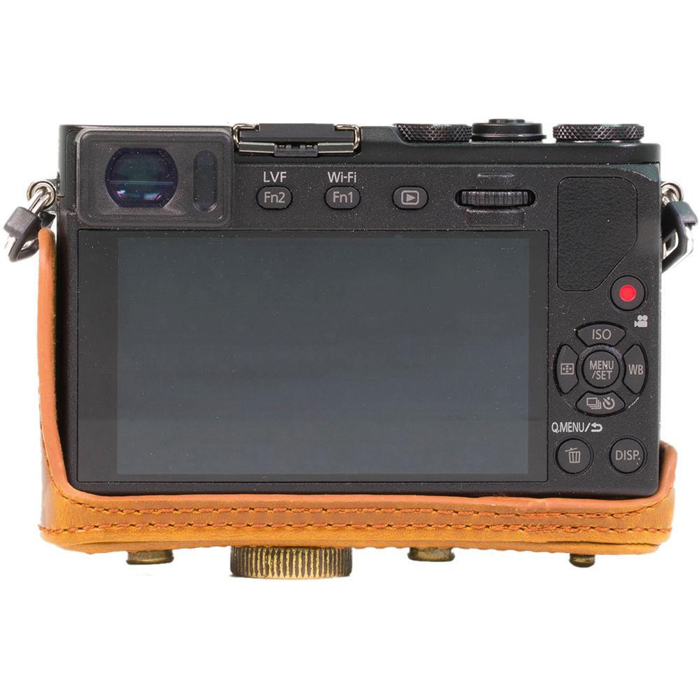 MegaGear Ever Ready PU Leather Case and Strap for Panasonic LUMIX DMC-GM1 with 12-32mm Lens