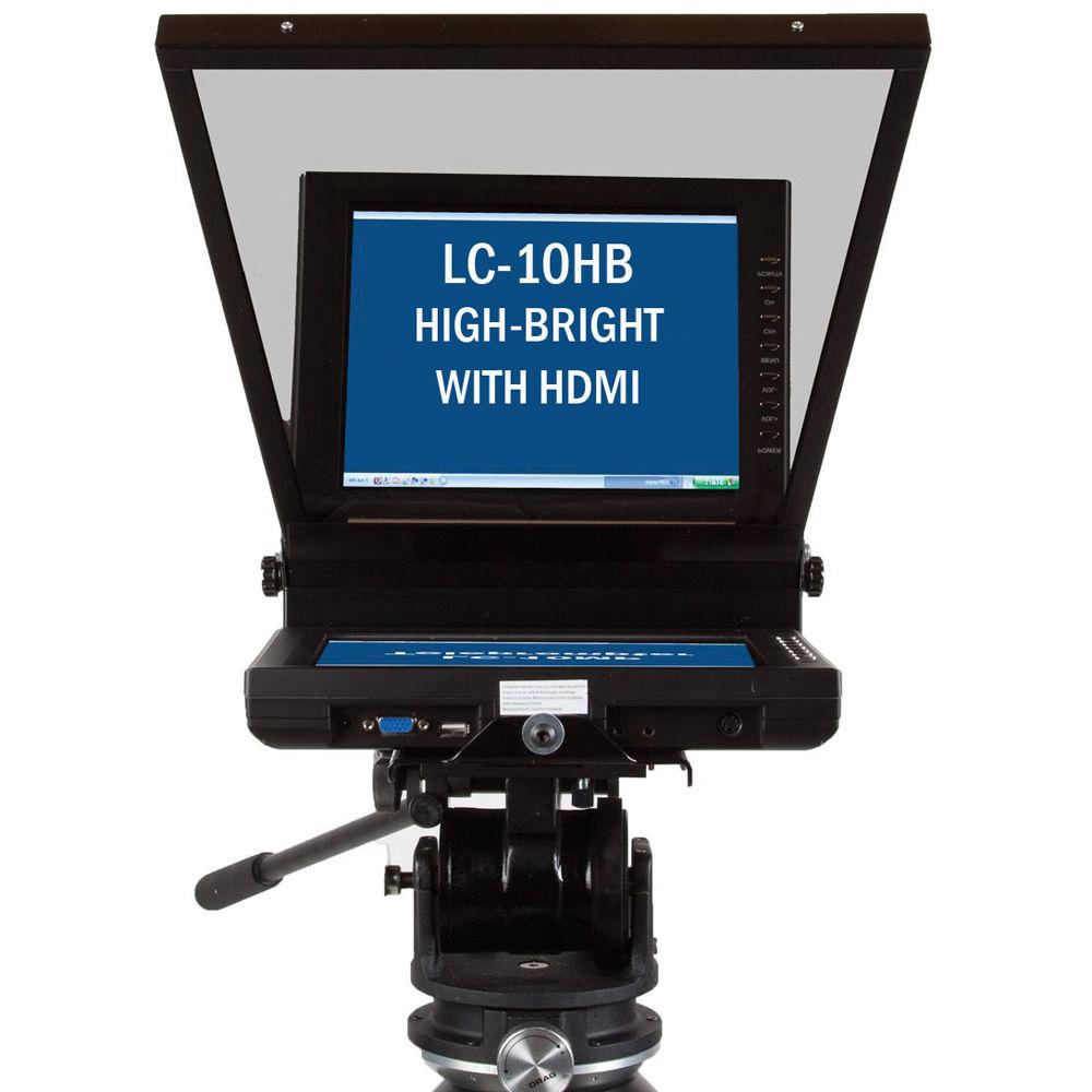 Mirror Image LC-10HB HDMI Series High-Bright Teleprompter