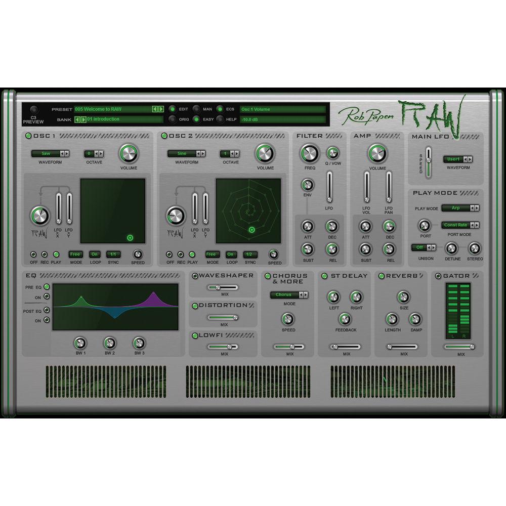 Rob Papen RAW - Phase Distortion Virtual Synthesizer