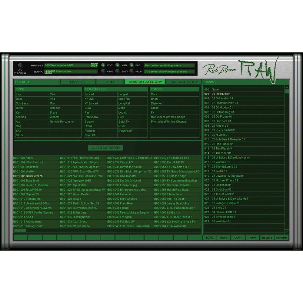 Rob Papen RAW - Phase Distortion Virtual Synthesizer