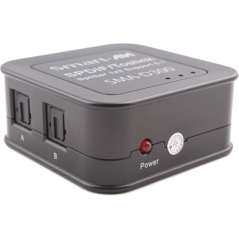 Smart-AVI SMA-D300 SPDIF Toslink Digital Audio 1 x 3 Splitter