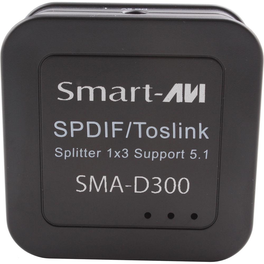Smart-AVI SMA-D300 SPDIF Toslink Digital Audio 1 x 3 Splitter
