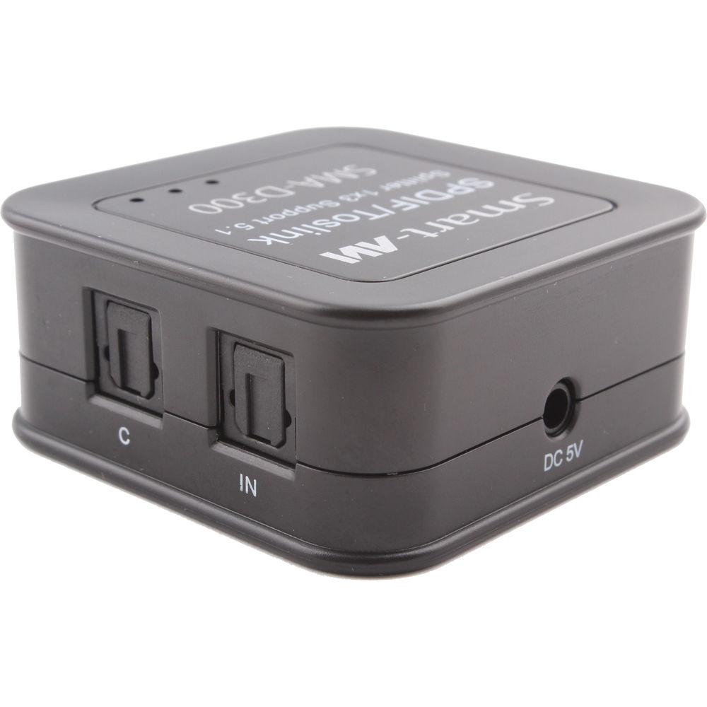 Smart-AVI SMA-D300 SPDIF Toslink Digital Audio 1 x 3 Splitter