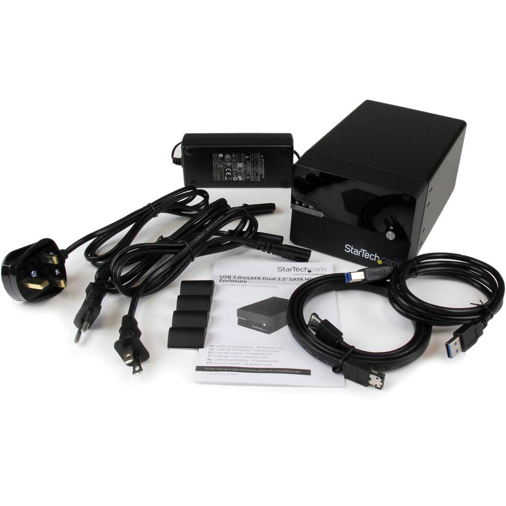 StarTech 2-Bay USB 3.0 RAID Enclosure with UASP