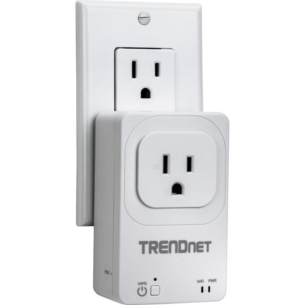 TRENDnet Home Smart Switch with Wireless Extender, TRENDnet, Home, Smart, Switch, with, Wireless, Extender