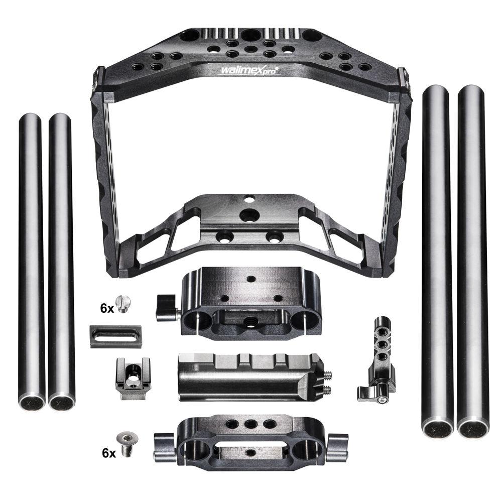 walimex Pro Aptaris Camera Cage for Blackmagic Cinema Camera, DSLRs & Mirrorless Cameras