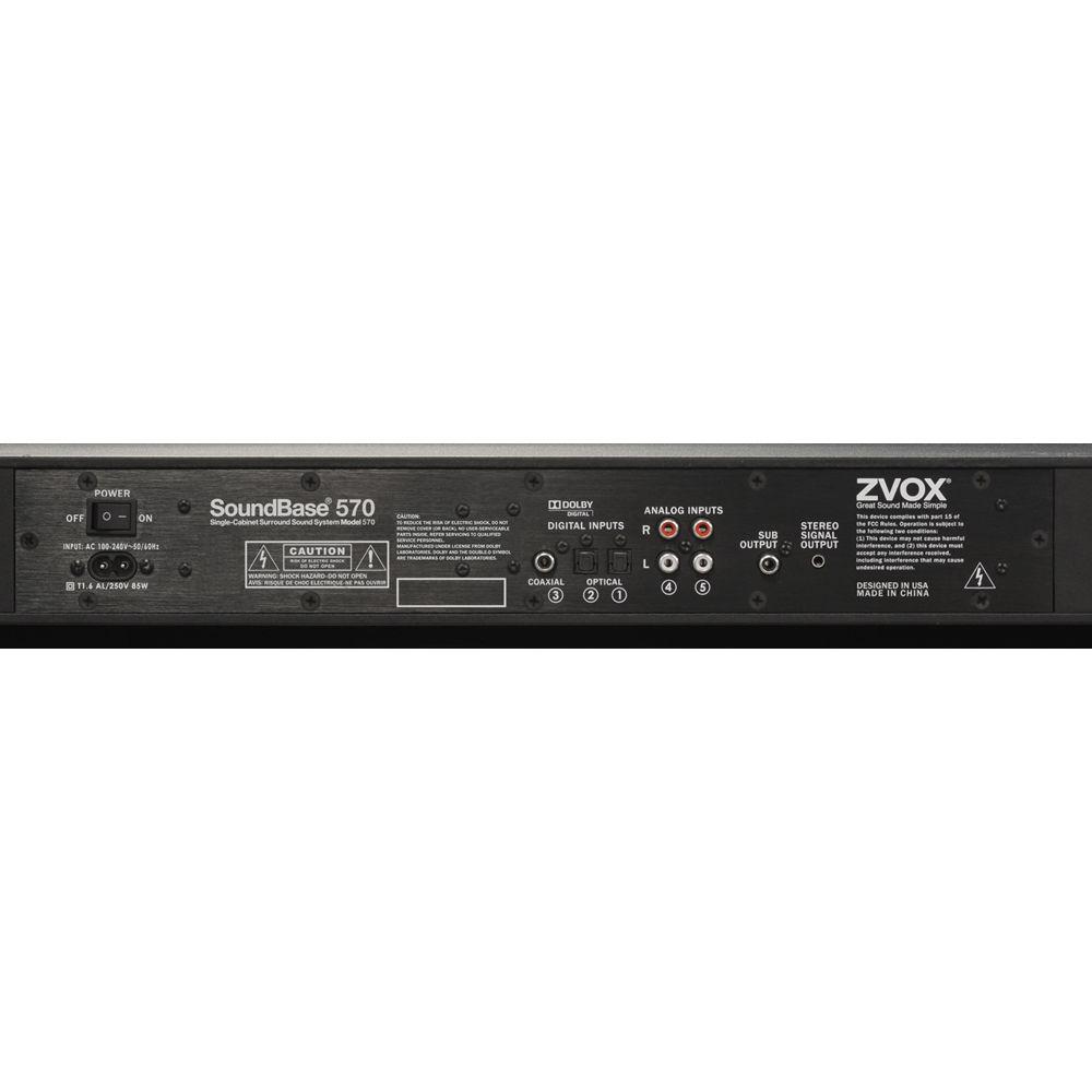 ZVOX SoundBase 570 65W Soundbar System