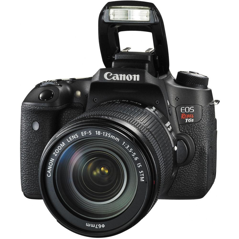 Canon EOS Rebel T6s DSLR Camera with 18-135mm Lens