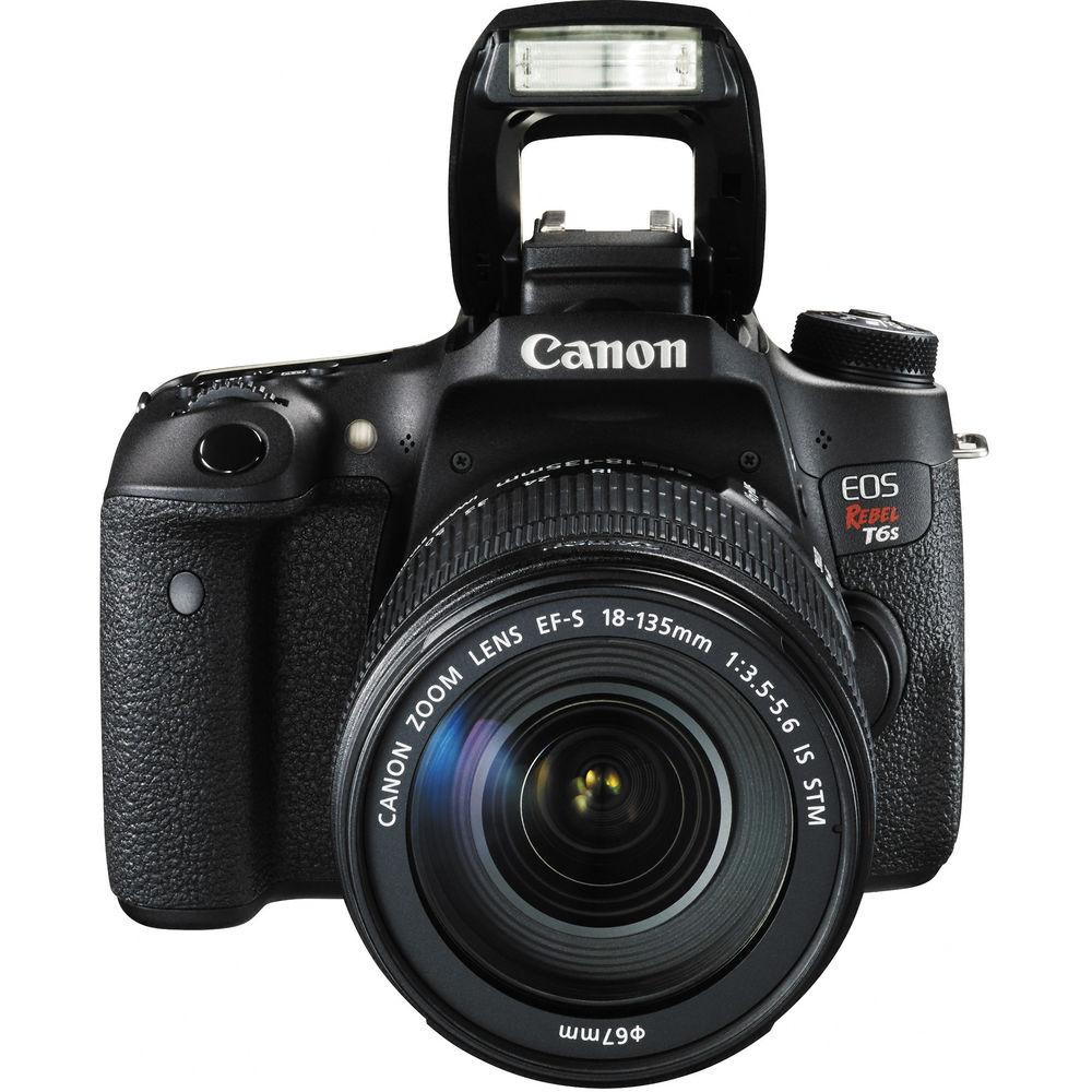 Canon EOS Rebel T6s DSLR Camera with 18-135mm Lens