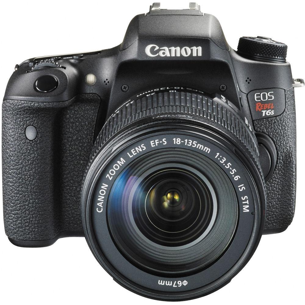 Canon EOS Rebel T6s DSLR Camera with 18-135mm Lens