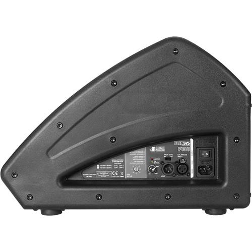 dB Technologies FLEXSYS FM8 8" 200W Active Coaxial Stage Monitor Wedge