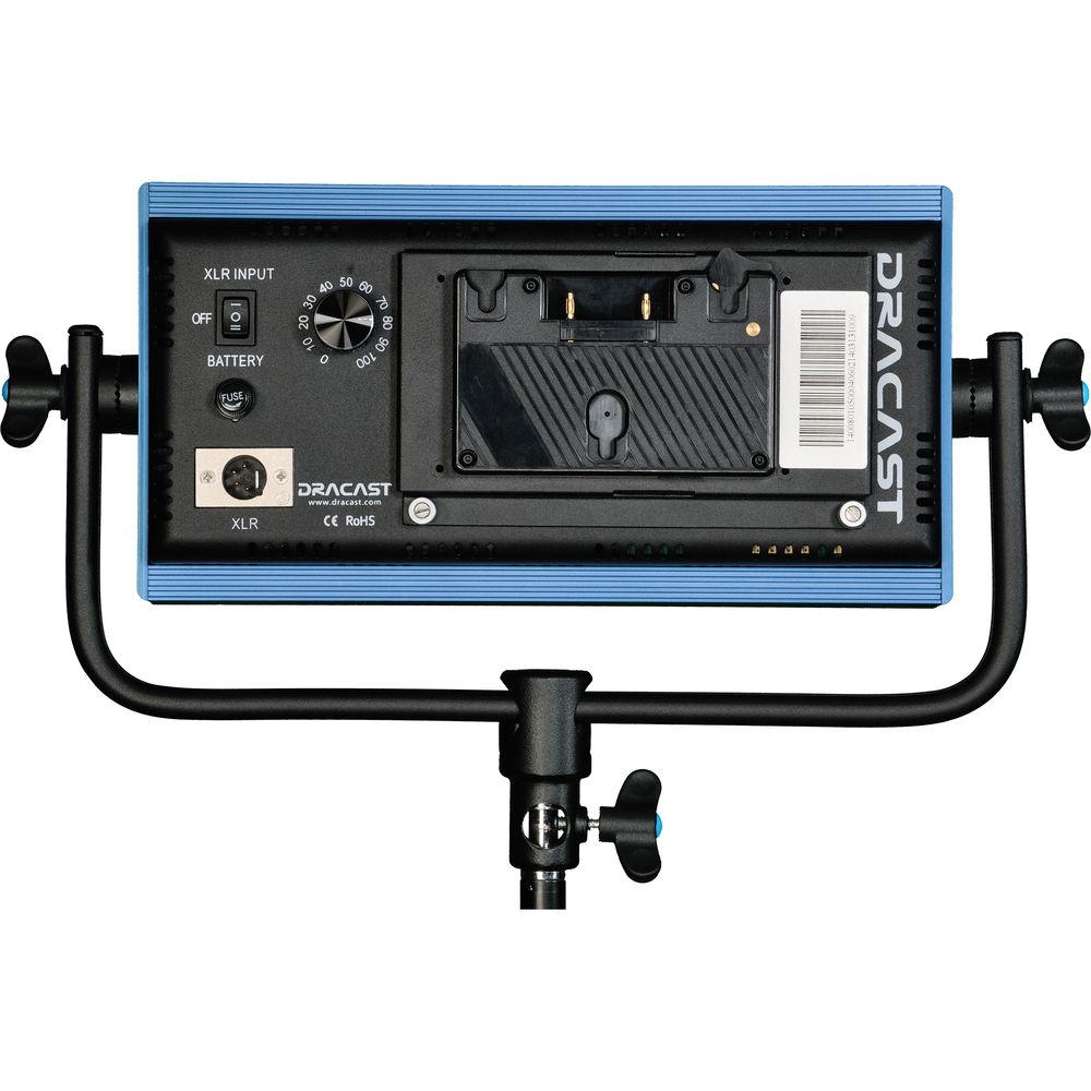 Dracast LED500 Pro Tungsten LED Light with Gold Mount Battery Plate