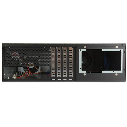 iStarUSA D-340HN-T 3 RU Compact 4 x 3.5" Bay Trayless Hotswap microATX Rackmount Chassis