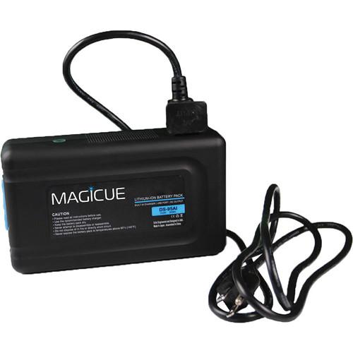 MagiCue MAQ-BT-95SI V-Mount Battery with Built-In Charger