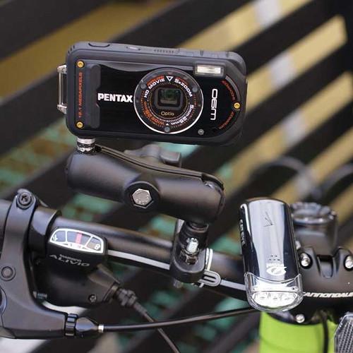 RAM MOUNTS Handlebar Rail Mount with U-Bolt Base & 1" Ball Adapter-1 4"-20 Thread