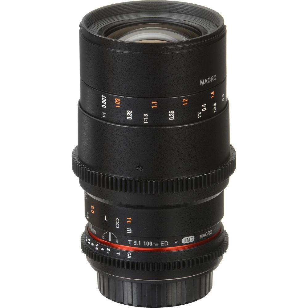 Rokinon 100mm T3.1 Macro Cine DS Lens for Sony E-Mount