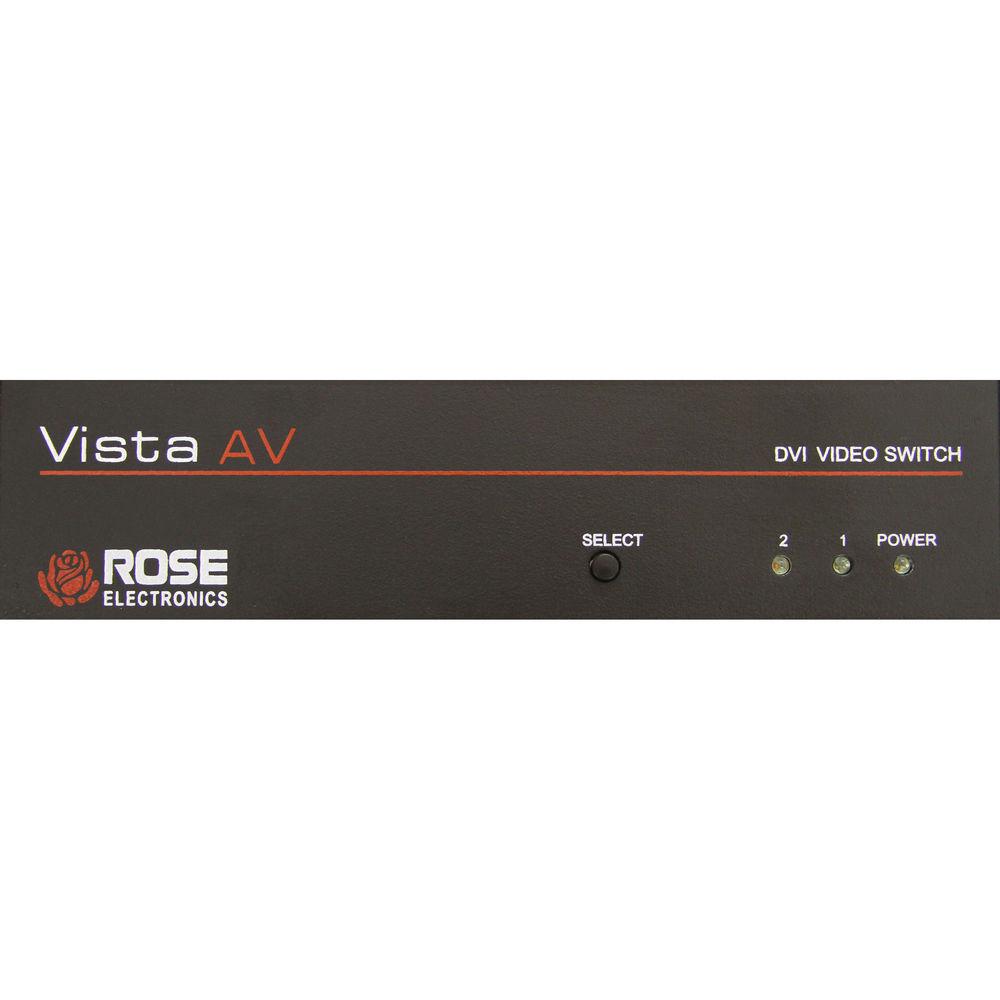 Rose Electronics Vista AV 2 x 1 DVI Video Switch, Rose, Electronics, Vista, AV, 2, x, 1, DVI, Video, Switch