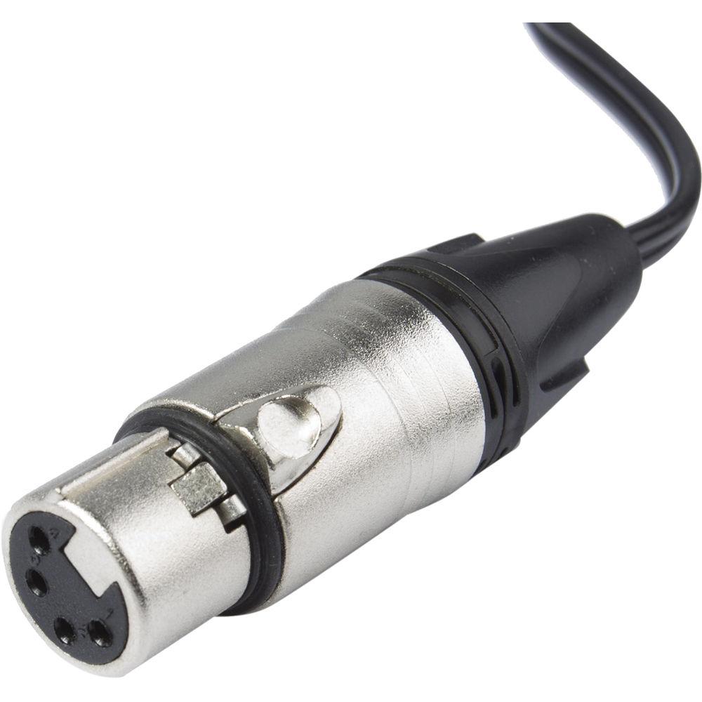 SWIT Gold Mount to 4-Pin XLR Power Adapter Cable