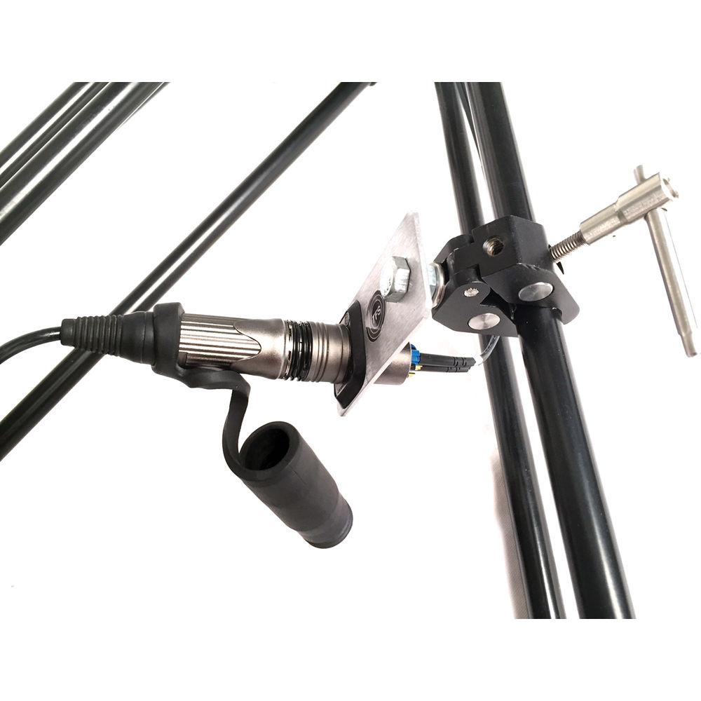 Tactical Fiber Systems Neutrik opticalCON DUO Cable Adapter with Tripod Clamp