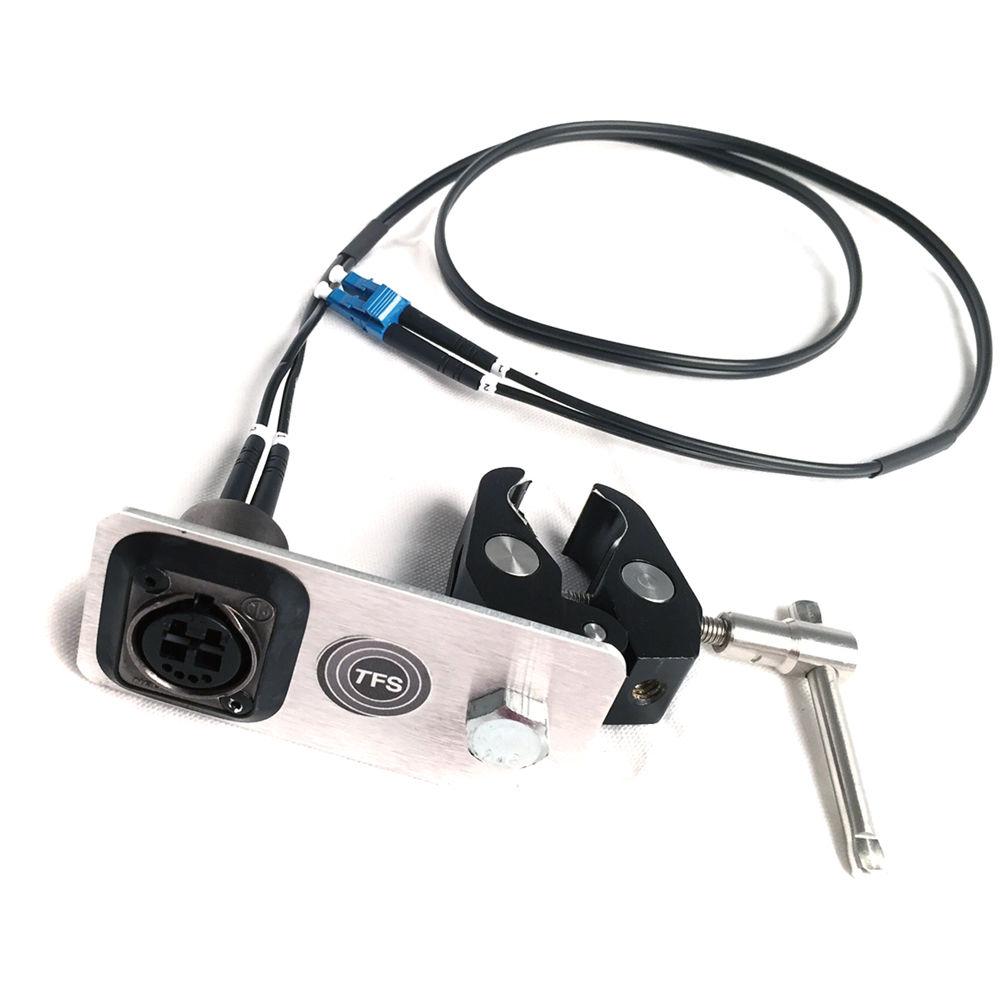 Tactical Fiber Systems Neutrik opticalCON DUO Cable Adapter with Tripod Clamp