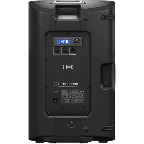 Turbosound iX12 2-Way 1000W 12" Powered Loudspeaker with KLARK TEKNIK DSP Technology, Remote Control via iPhone iPad and Bluetooth Audio Streaming