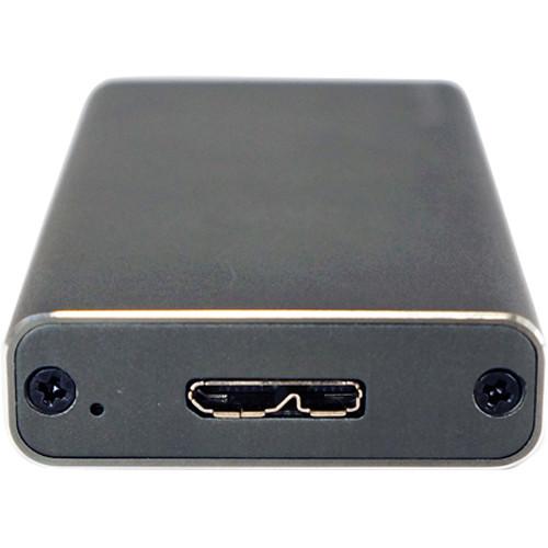 VisionTek mSATA Mini USB 3.0 Bus-Powered SSD Enclosure, VisionTek, mSATA, Mini, USB, 3.0, Bus-Powered, SSD, Enclosure