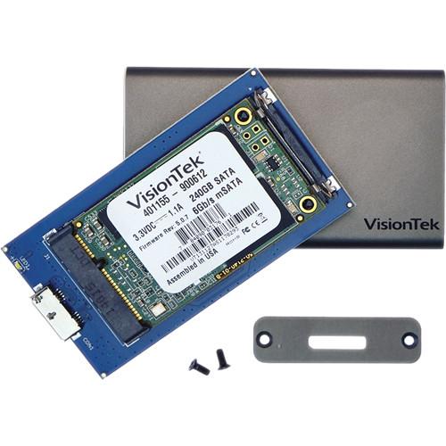 VisionTek mSATA Mini USB 3.0 Bus-Powered SSD Enclosure