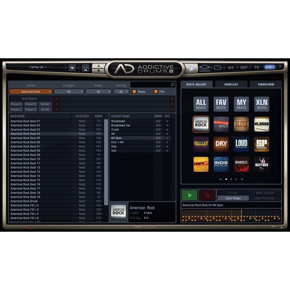 XLN Audio Indie AD2 ADPAK - Virtual Drum Kit