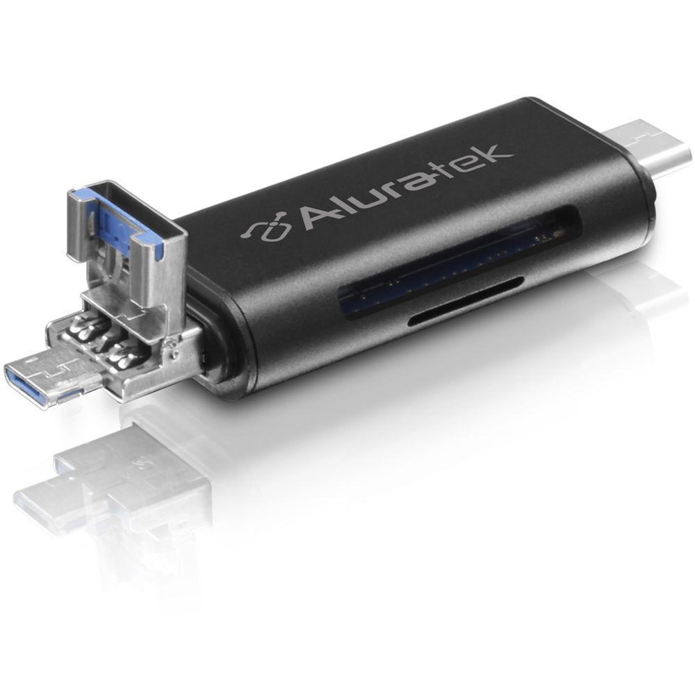 Aluratek USB 3.1 Gen 2 Type-C Multi-Format SD Card Reader