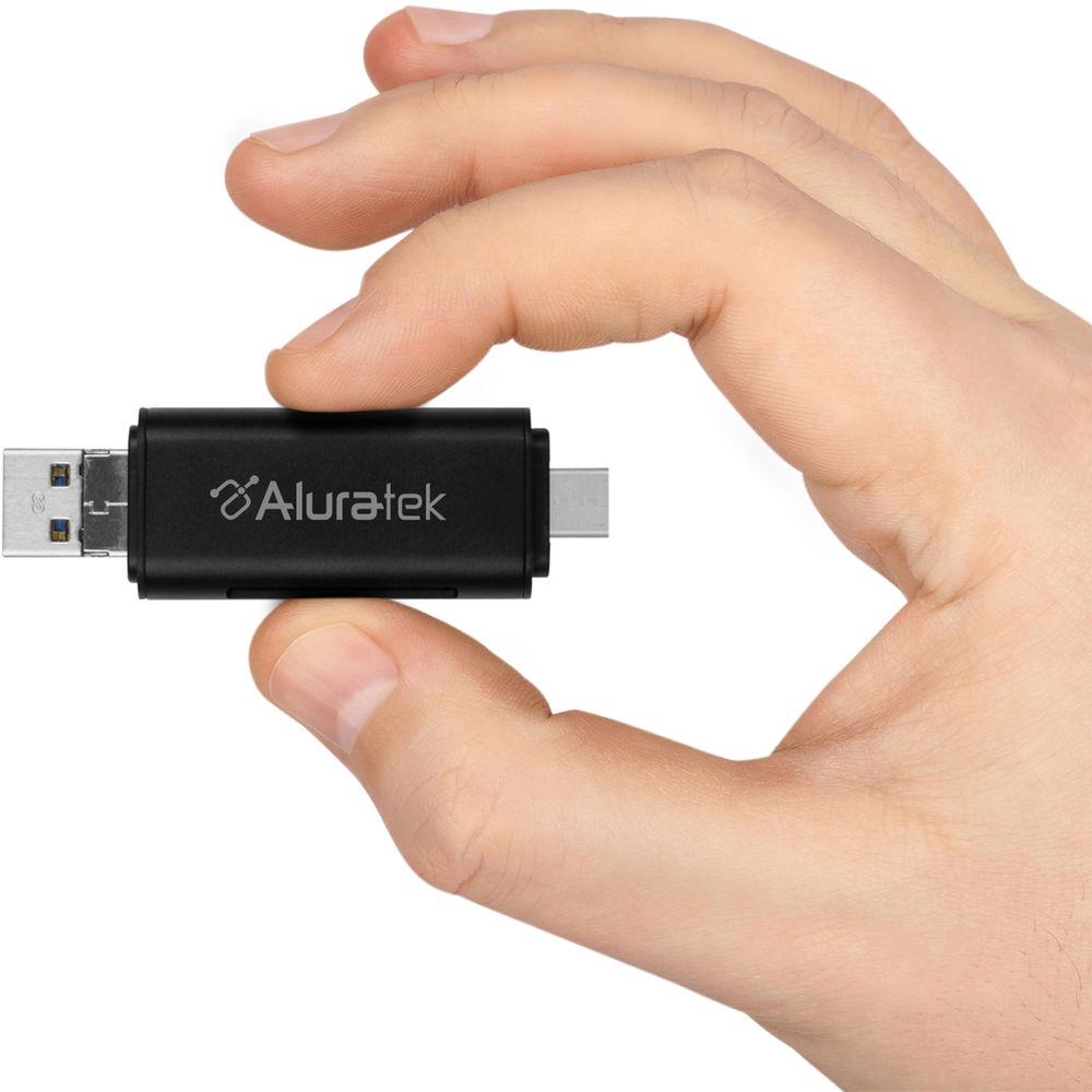 Aluratek USB 3.1 Gen 2 Type-C Multi-Format SD Card Reader