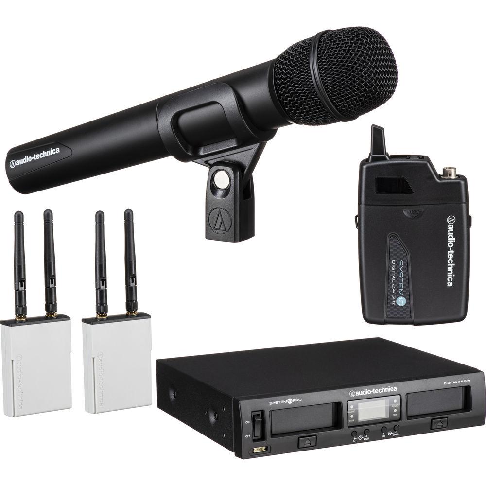Audio-Technica ATW-1312 System 10 PRO Rack-Mount Digital UniPak Handheld Combo System