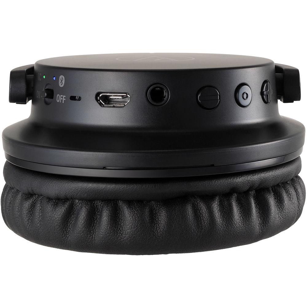 Audio-Technica Consumer ATH-ANC500BT QuietPoint Wireless Over-Ear Noise-Canceling Headphones