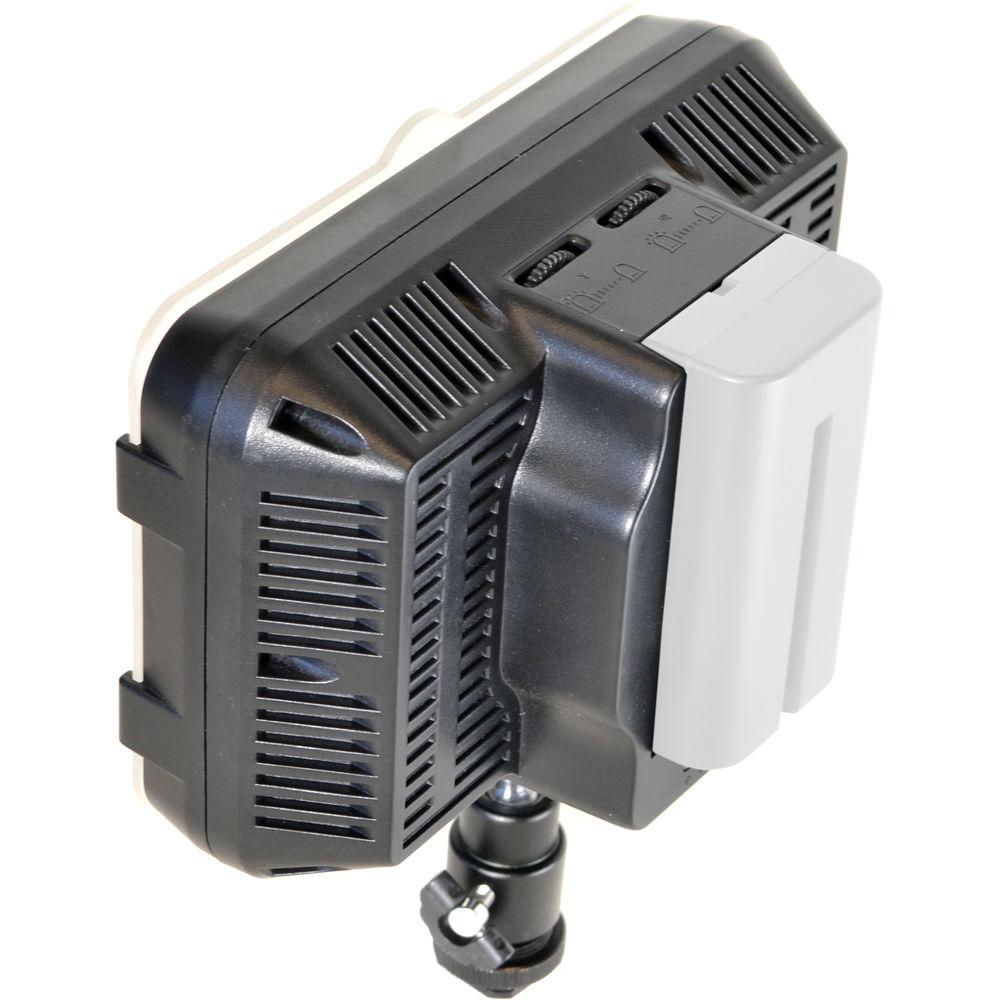 Bescor XT160 Bi-Color LED On-Camera 1-Light Kit with Stand