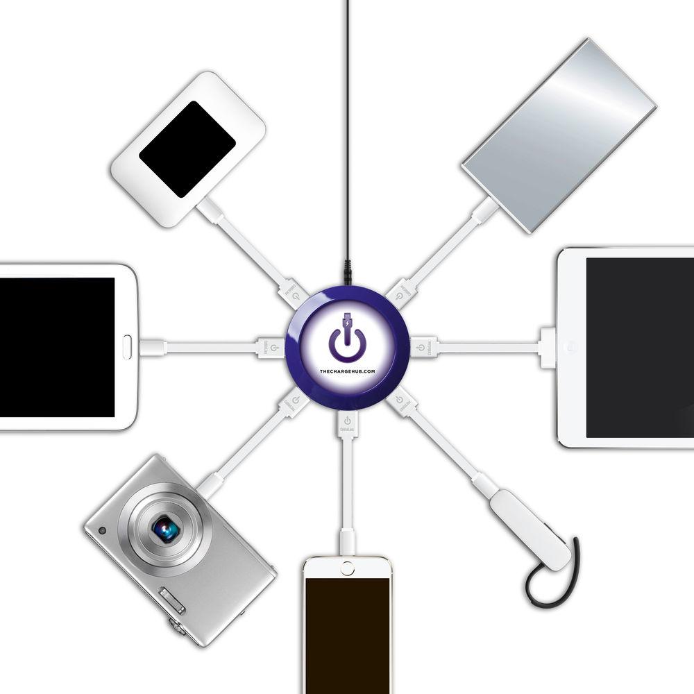ChargeHub X7 7-Port Round USB Charging Station