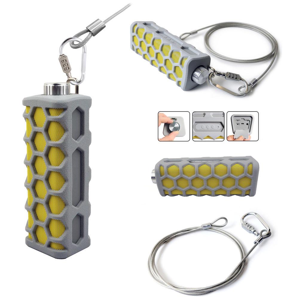 CTA Digital Anti-Theft Outdoor Bluetooth Speaker with Security Cable